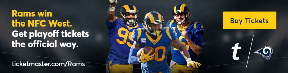 Online banner ad for Los Angeles Rams