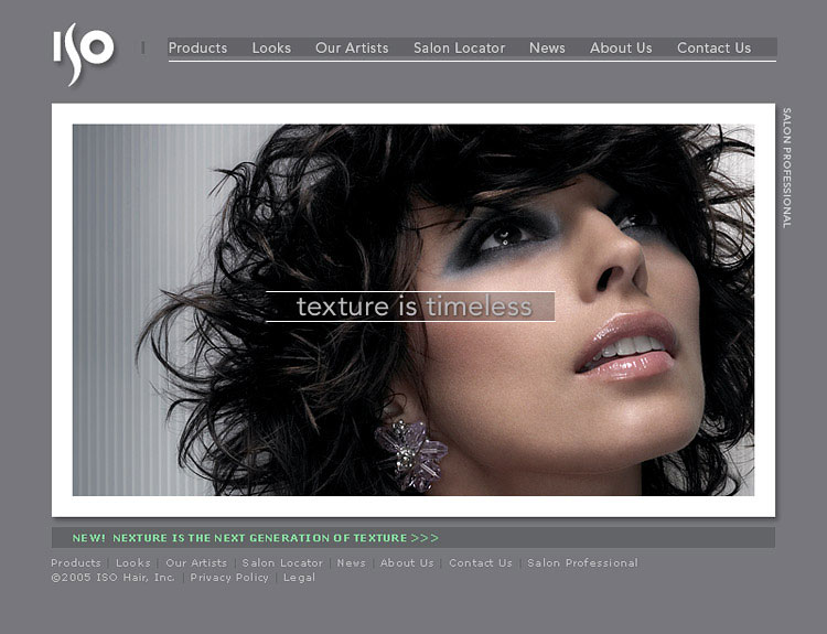 Promotional website for Joico hair products