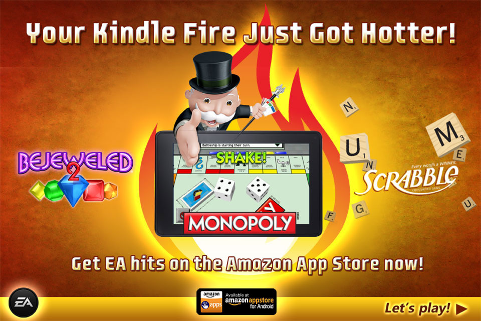 Mobile ad for game releases